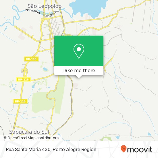 Mapa Rua Santa Maria 430