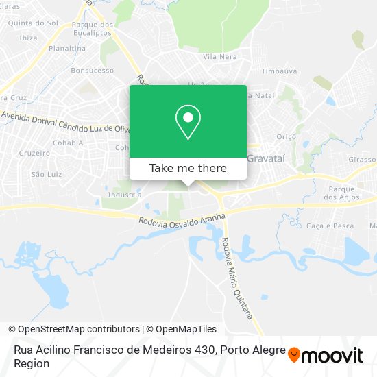 Rua Acilino Francisco de Medeiros 430 map