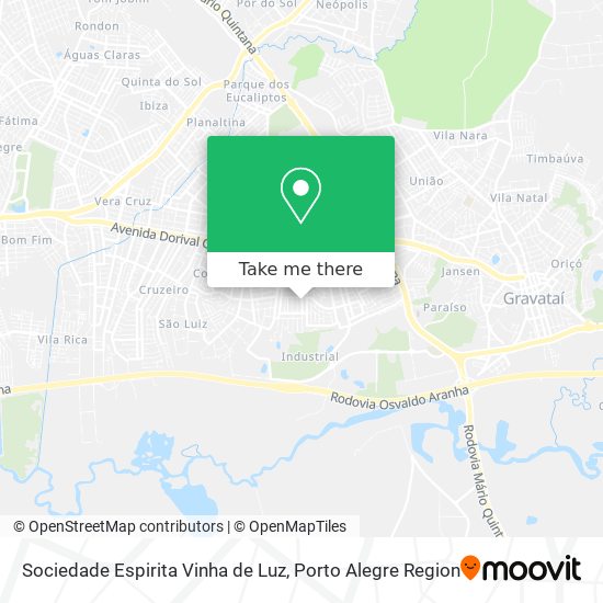 Sociedade Espirita Vinha de Luz map