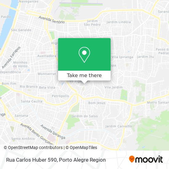 Mapa Rua Carlos Huber 590