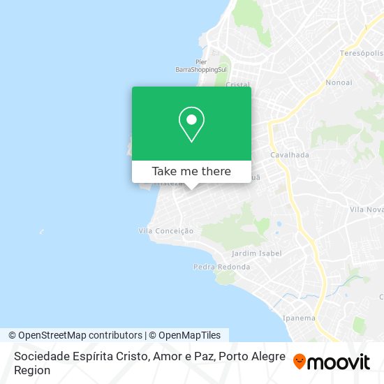 Sociedade Espírita Cristo, Amor e Paz map