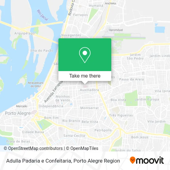 Adulla Padaria e Confeitaria map