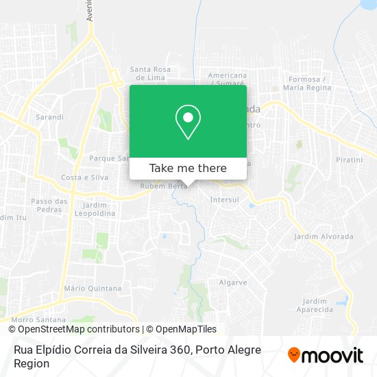 Mapa Rua Elpídio Correia da Silveira 360