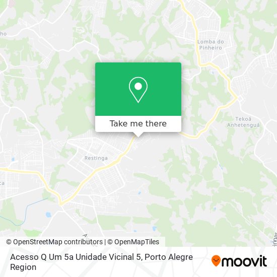 Acesso Q Um 5a Unidade Vicinal 5 map