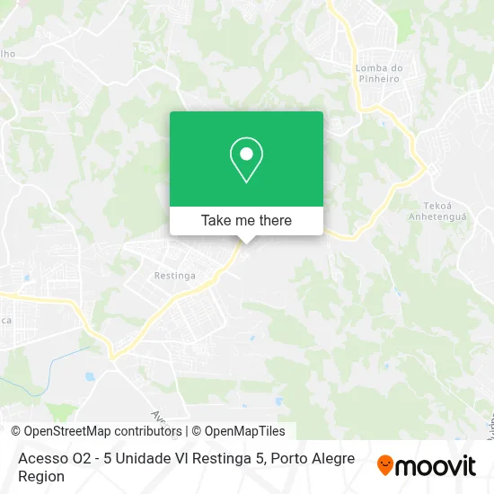 Acesso O2 - 5 Unidade Vl Restinga 5 map