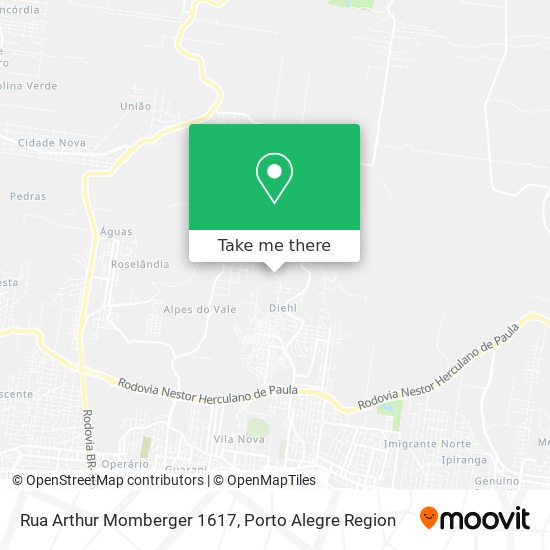 Rua Arthur Momberger 1617 map