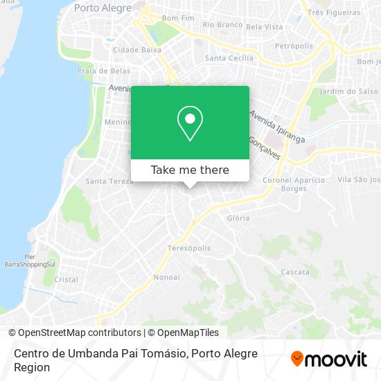 Centro de Umbanda Pai Tomásio map