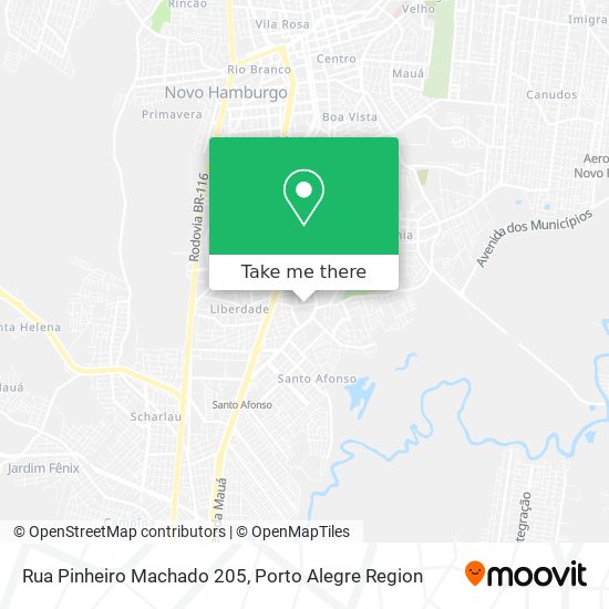 Rua Pinheiro Machado 205 map