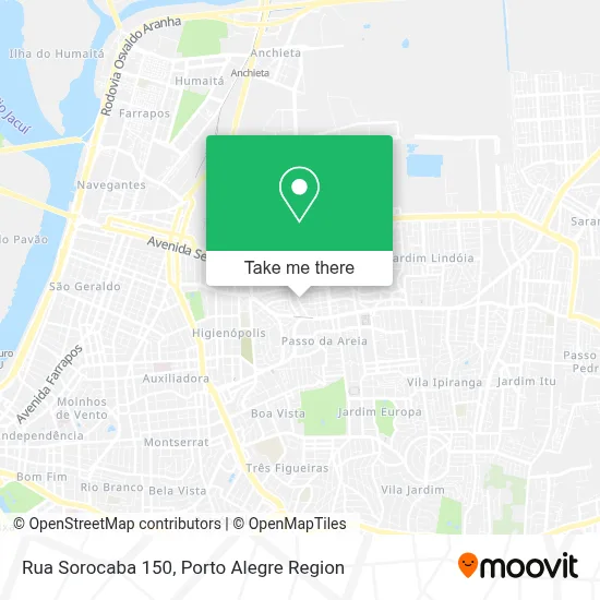 Rua Sorocaba 150 map