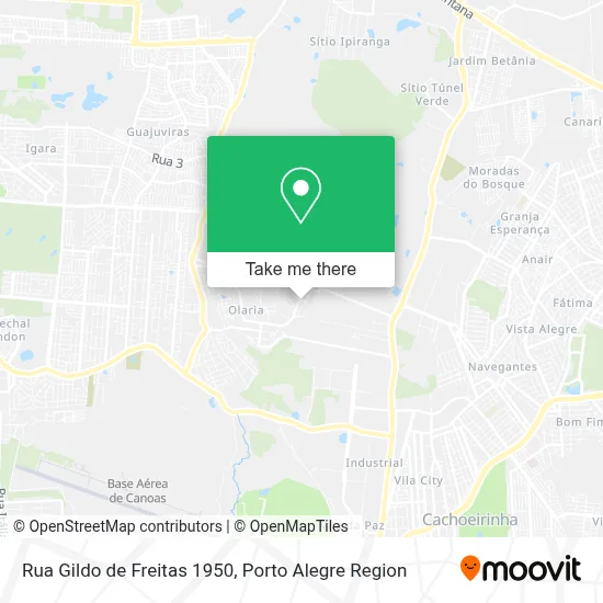 Rua Gildo de Freitas 1950 map