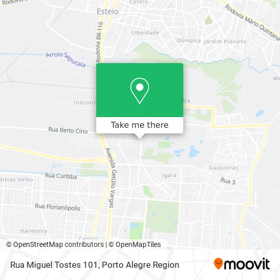 Rua Miguel Tostes 101 map