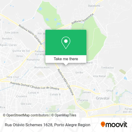 Rua Otávio Schemes 1628 map