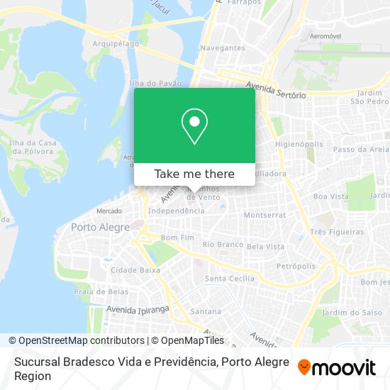 Sucursal Bradesco Vida e Previdência map