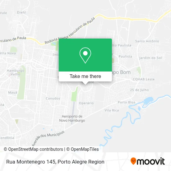 Rua Montenegro 145 map