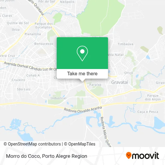 Morro do Coco map