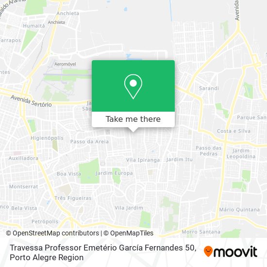 Travessa Professor Emetério García Fernandes 50 map