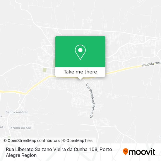 Mapa Rua Liberato Salzano Vieira da Cunha 108