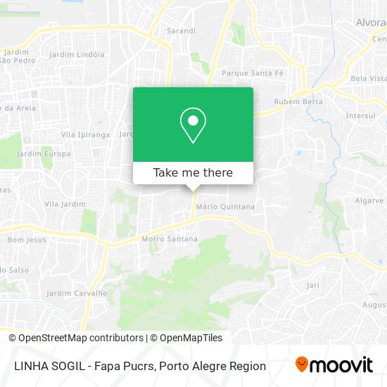 LINHA SOGIL - Fapa Pucrs map