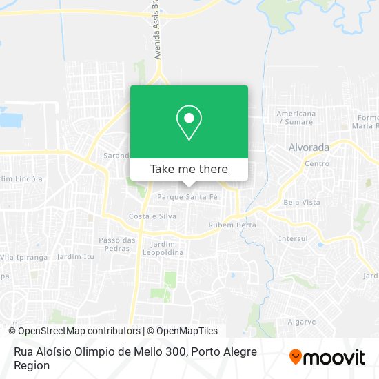 Rua Aloísio Olimpio de Mello 300 map