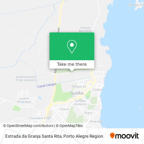 Estrada da Granja Santa Rita map