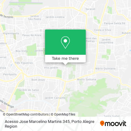 Acesso Jose Marcelino Martins 345 map