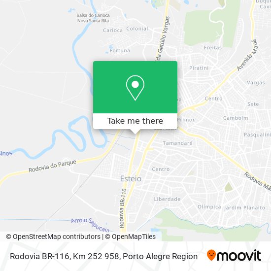 Rodovia BR-116, Km 252 958 map