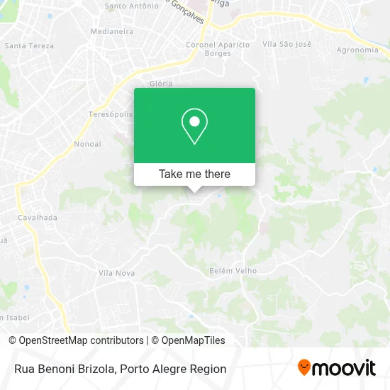 Rua Benoni Brizola map