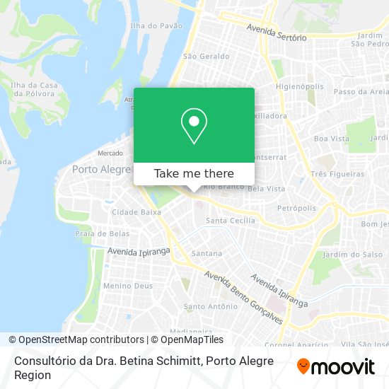 Consultório da Dra. Betina Schimitt map