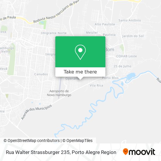 Mapa Rua Walter Strassburger 235