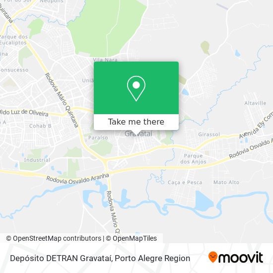 Depósito DETRAN Gravataí map