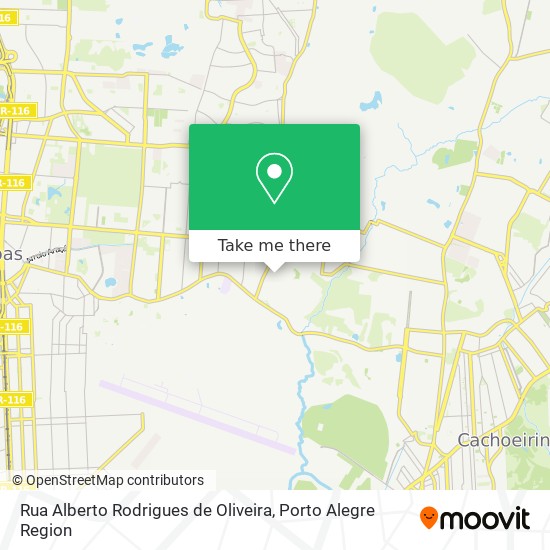 Rua Alberto Rodrigues de Oliveira map