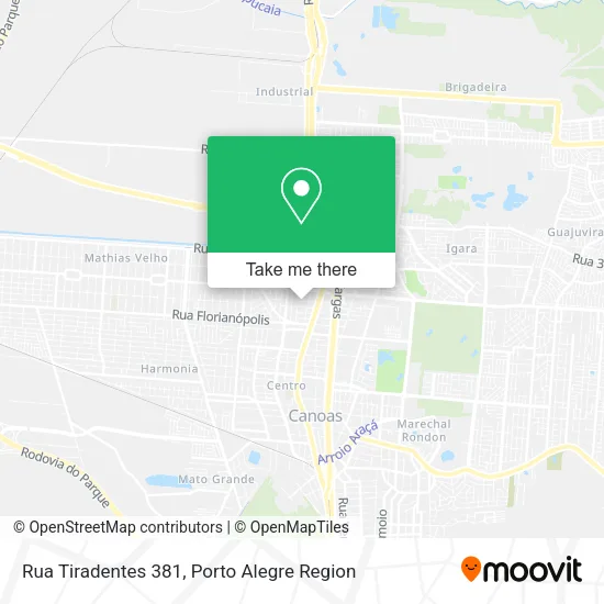 Rua Tiradentes 381 map