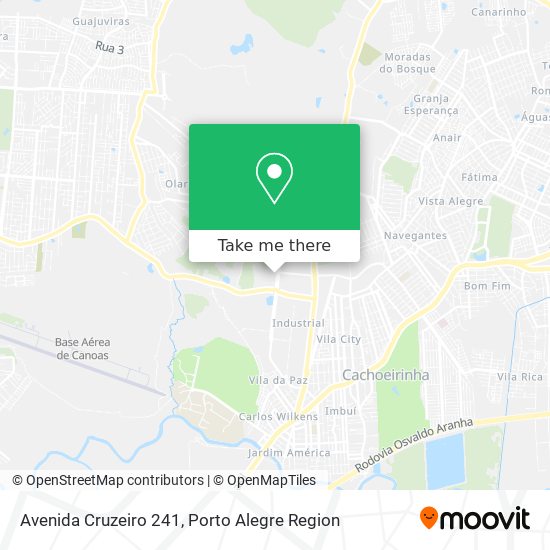 Mapa Avenida Cruzeiro 241