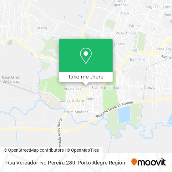 Rua Vereador Ivo Pereira 280 map