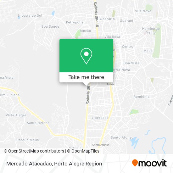 Mercado Atacadão map