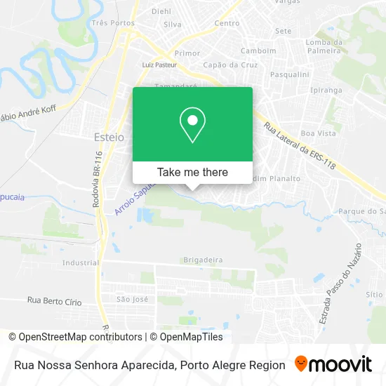 Rua Nossa Senhora Aparecida map