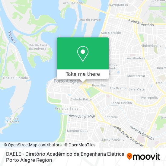 DAELE - Diretório Acadêmico da Engenharia Elétrica map