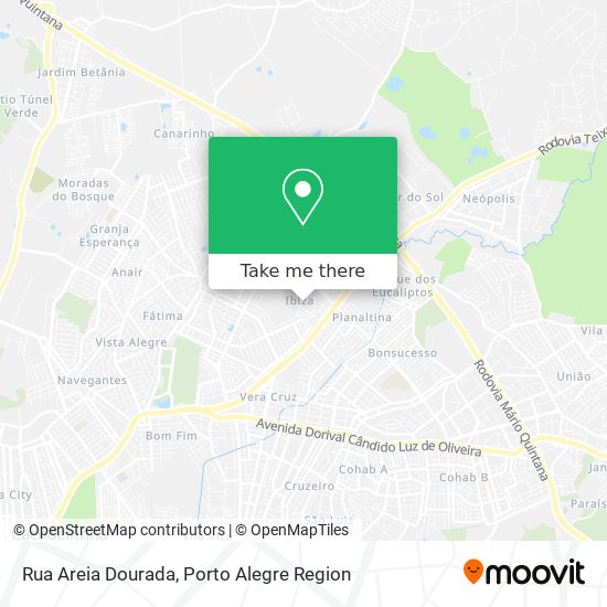 Rua Areia Dourada map