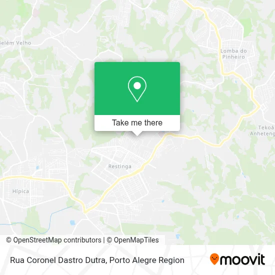 Rua Coronel Dastro Dutra map