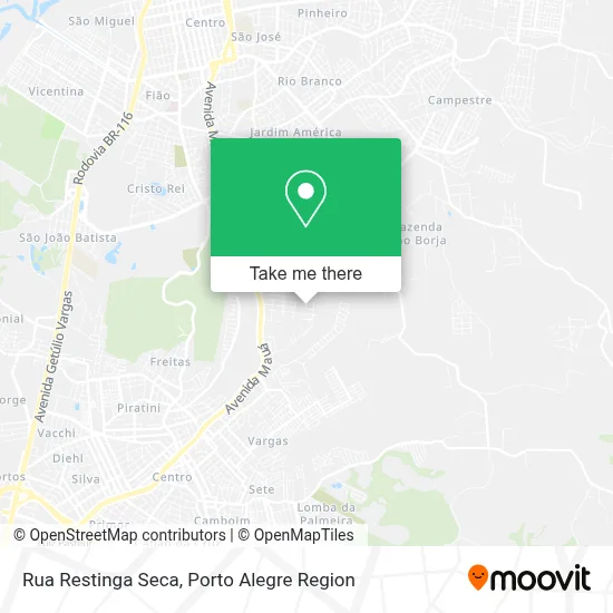 Rua Restinga Seca map