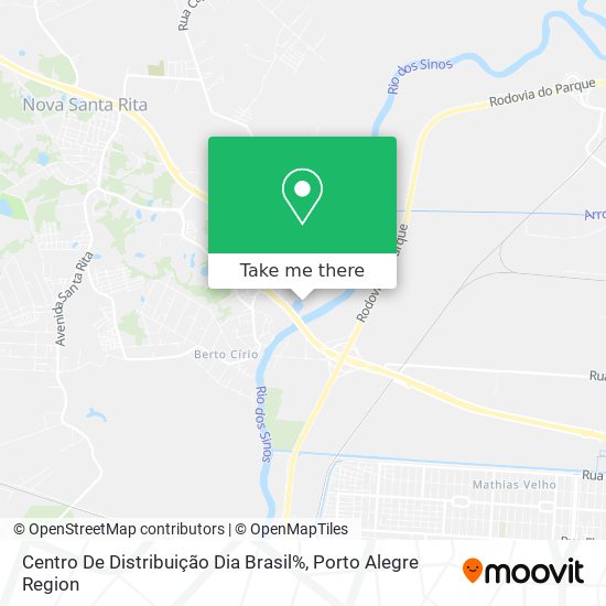 Centro De Distribuição Dia Brasil% map