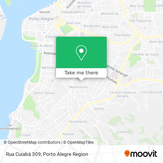Rua Cuiabá 309 map