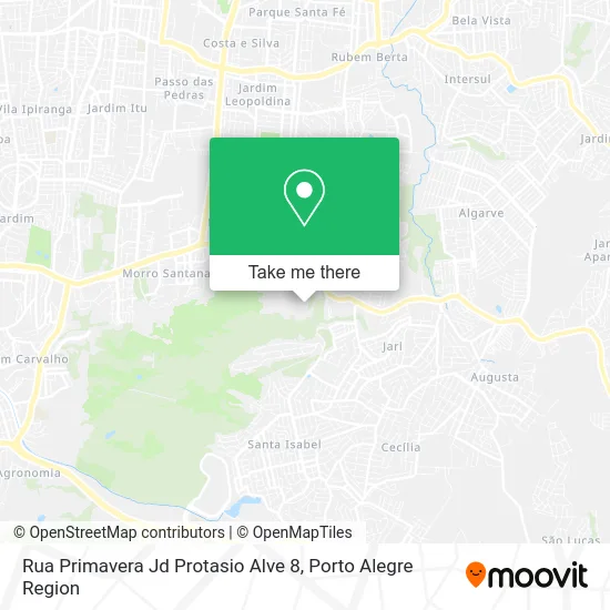 Rua Primavera Jd Protasio Alve 8 map