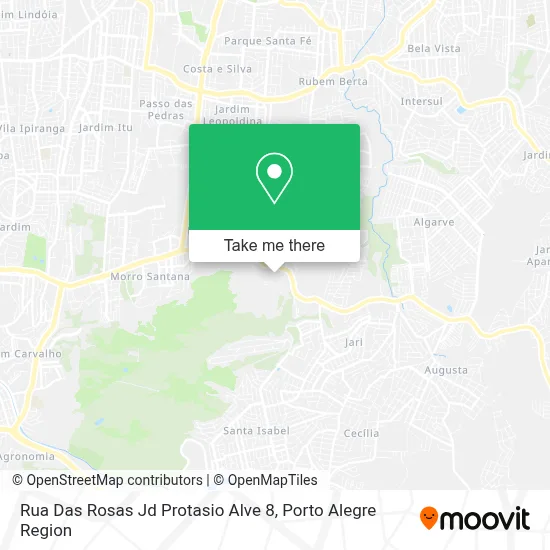 Rua Das Rosas Jd Protasio Alve 8 map