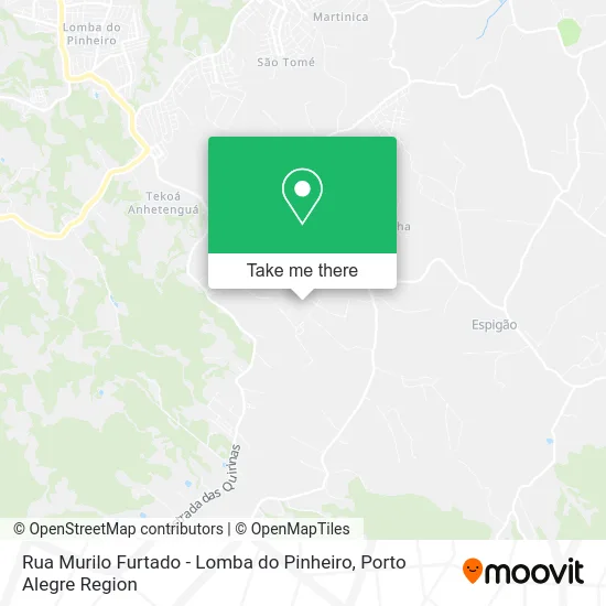 Rua Murilo Furtado - Lomba do Pinheiro map