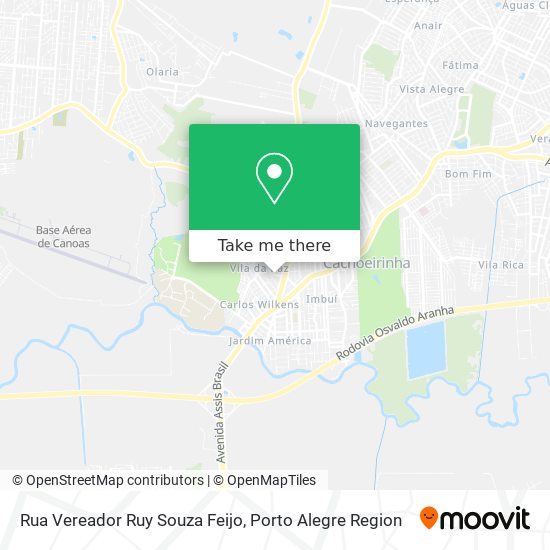 Rua Vereador Ruy Souza Feijo map