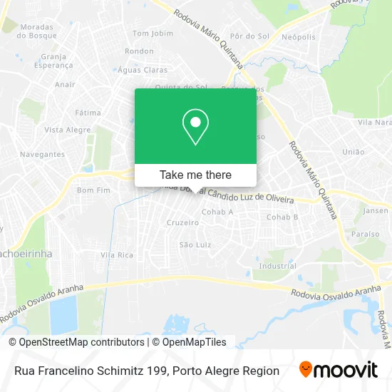 Rua Francelino Schimitz 199 map