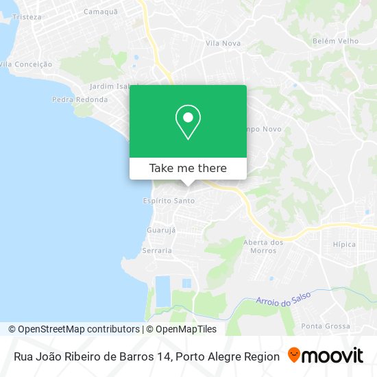 Rua João Ribeiro de Barros 14 map