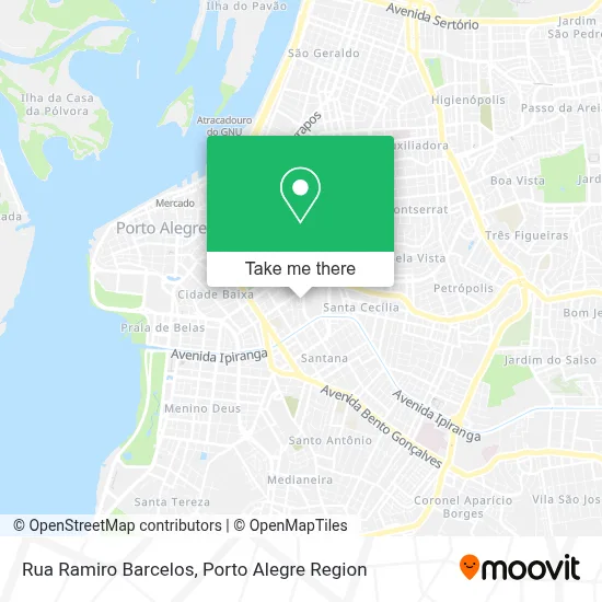 Rua Ramiro Barcelos map