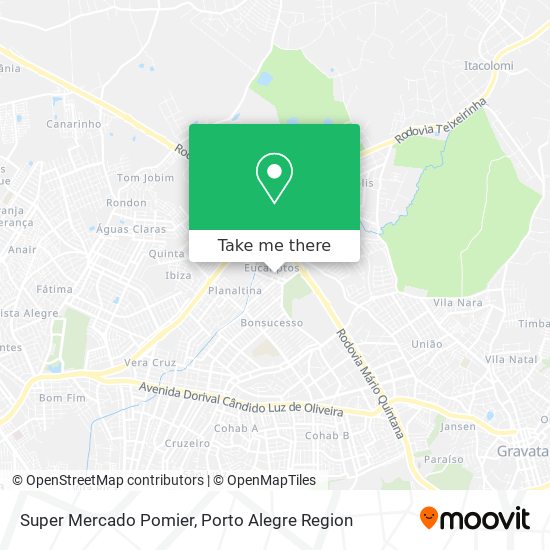 Mapa Super Mercado Pomier